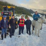 DIRECCIÓN DE GESTIÓN DE RIESGOS COLABORA EN EL RESCATE DE PERSONAS AISLADAS PRODUCTO DE LAS NEVAZONES