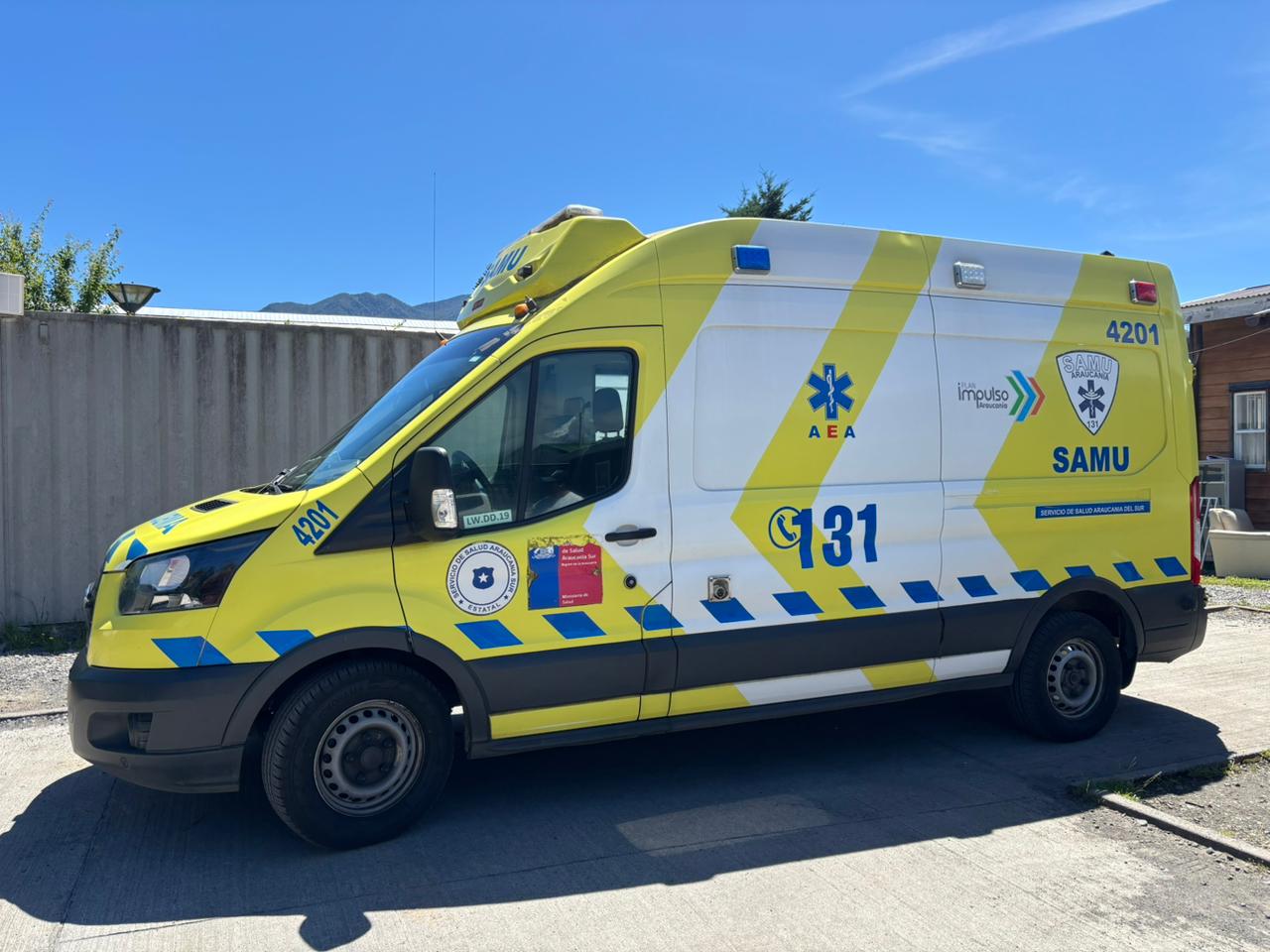 Servicio de Atención Médico de Urgencia (SAMU) ya se instaló en la comuna de Pucón