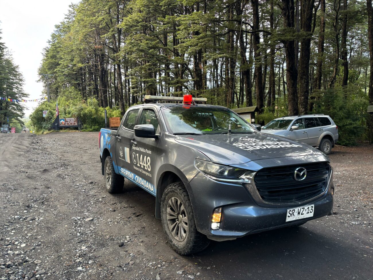 Operativo de fiscalización de gran escala se realiza a la subida del Volcán Villarrica