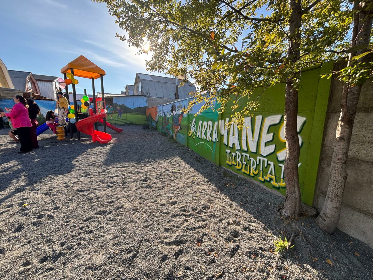 Nueva plaza ahora luce colorida y lúdica en Los Arrayanes-Libertad