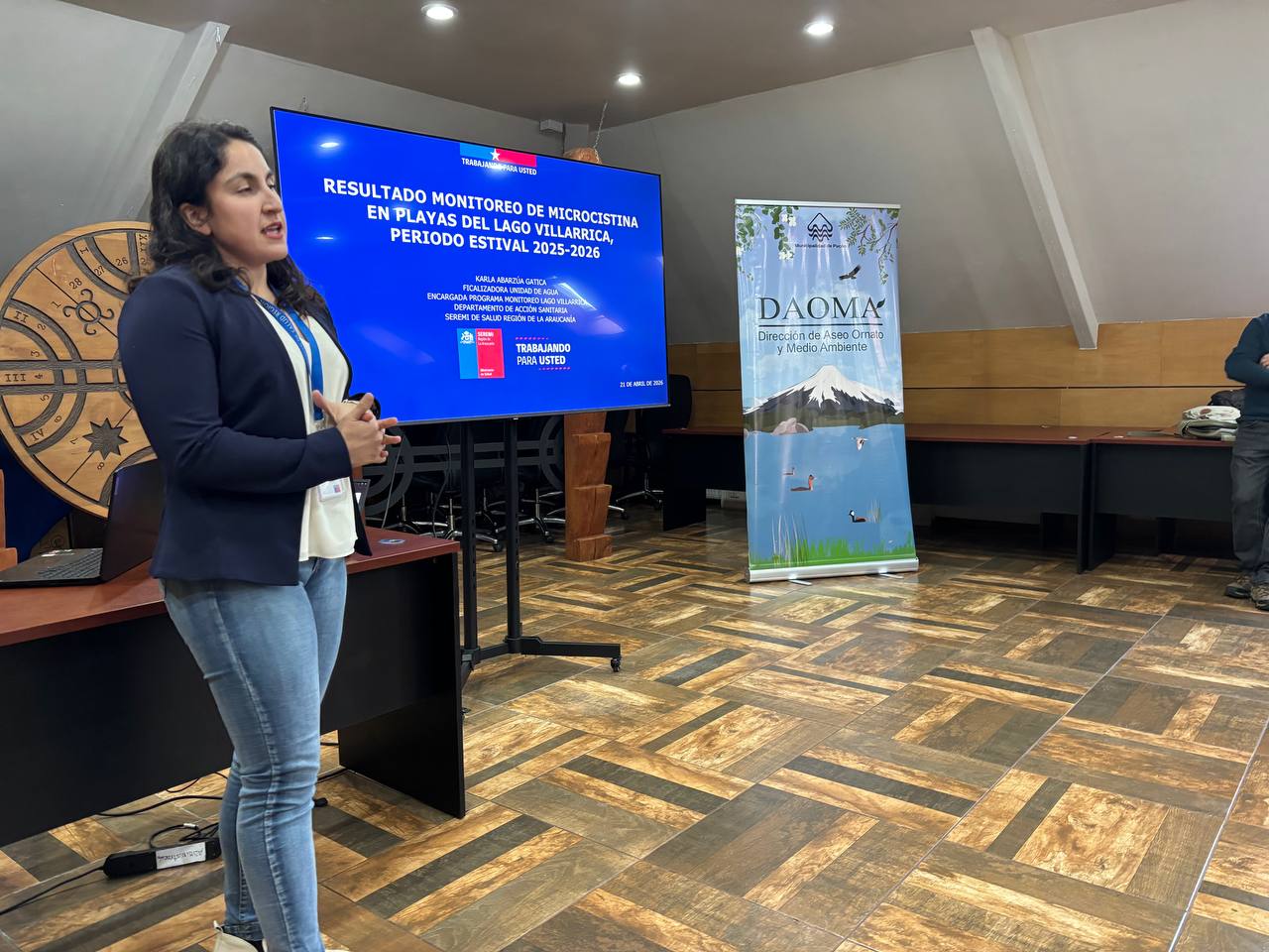 Seremis de medioambiente y salud comparten datos del estado de las aguas del Lago Villarrica