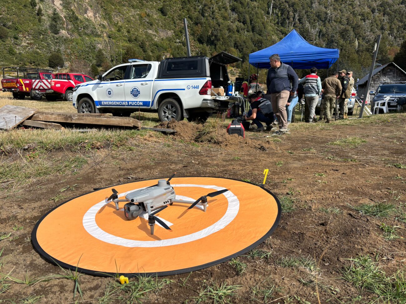 Exitoso operativo: Fue encontrado con vida desaparecido en Parque Nacional Villarrica