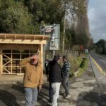 Los Riscos de Pucón ya dispone de dos garitas solicitadas por los vecinos