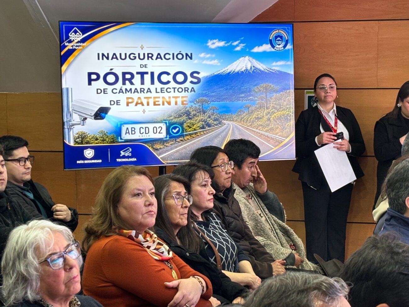 Pucón ya cuenta oficialmente con pórticos lectores de patente en dos sectores clave de la comuna
