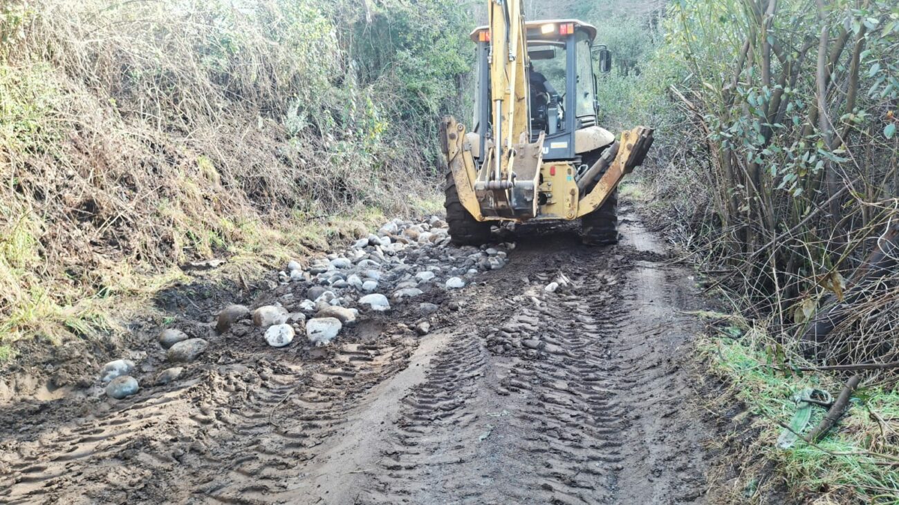 En Pucón llegan a la mantención de más de 250 kilómetros de caminos rurales