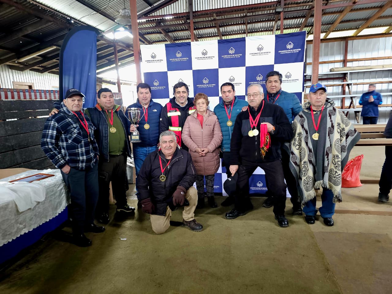 Concluye con éxito el campeonato comunal de rayuela con Club Pucón como campeón