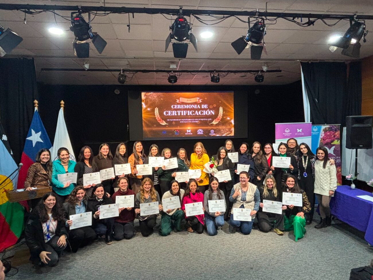 Mujeres de Pucón se certifican como Monitoras en Salud Mental y fortalecen red de apoyo comunitario
